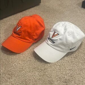Nike Virginia Cavaliers Orange and White Caps